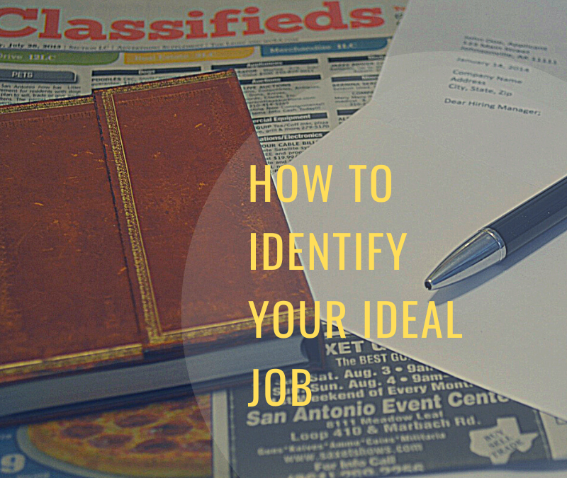 How to Identify Your Ideal Job
